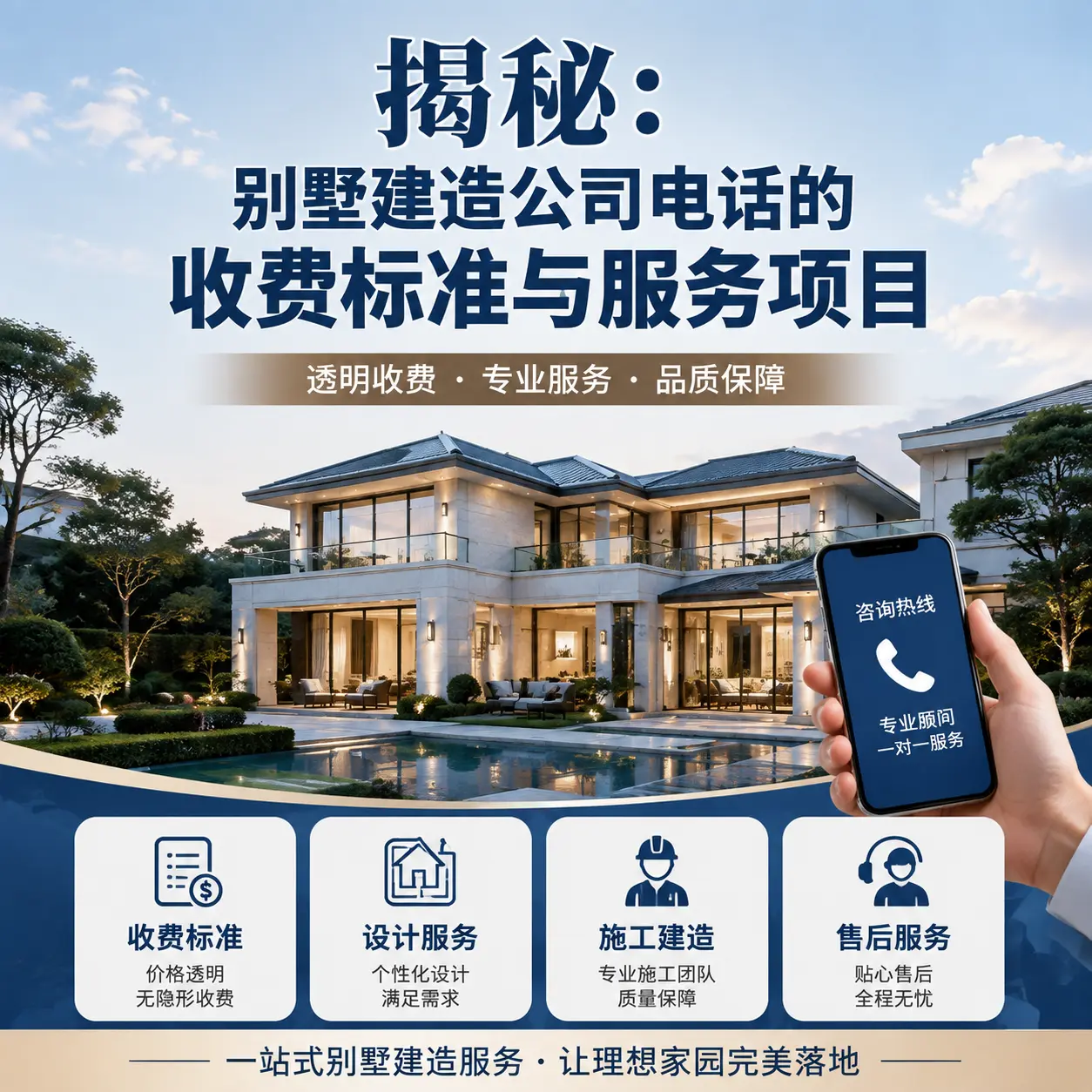 揭秘：辽宁别墅建造公司电话的收费标准与服务项目