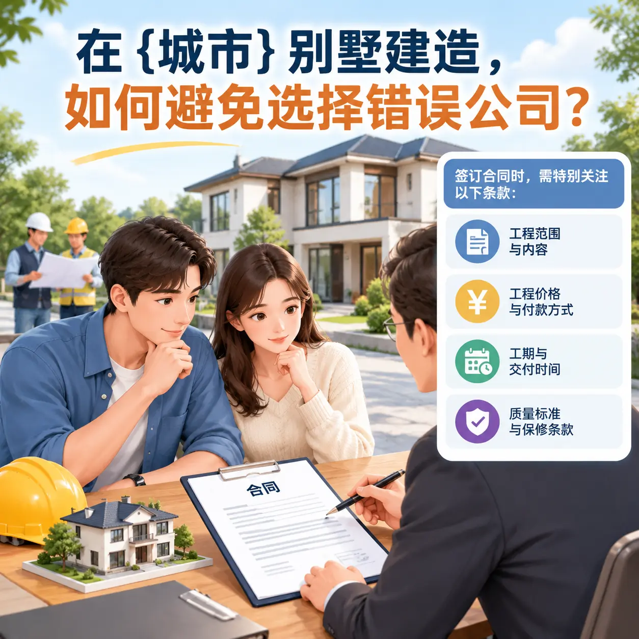 在 辽宁 别墅建造,如何避免选择错误公司?
