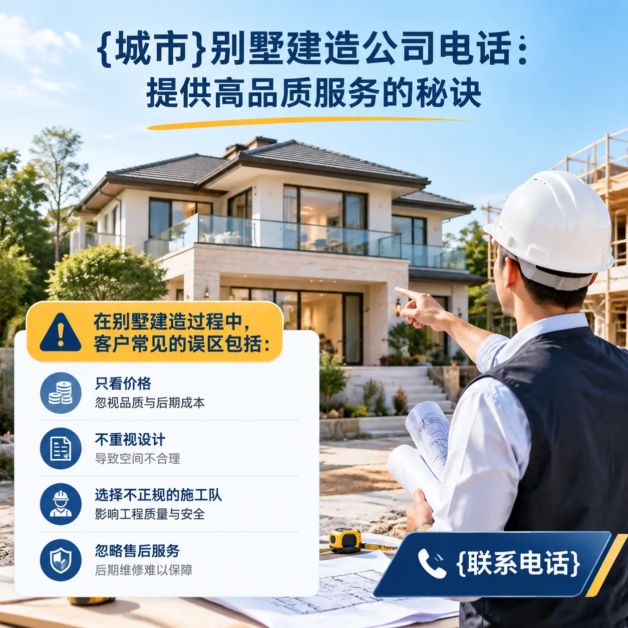 辽宁别墅建造公司电话：提供高品质服务的秘诀