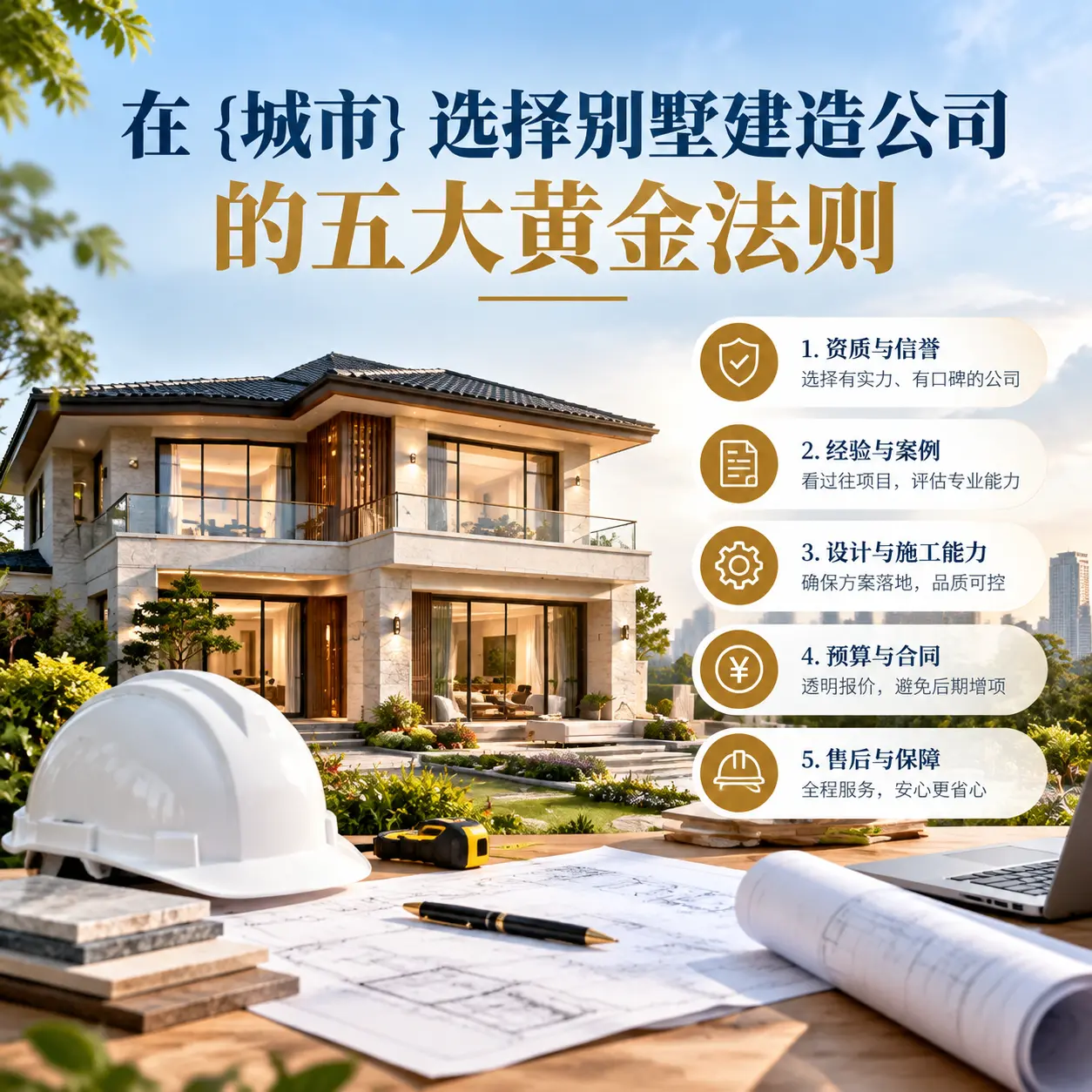 在 辽宁 选择别墅建造公司的五大黄金法则