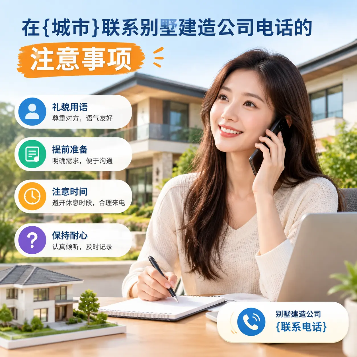 在辽宁联系别墅建造公司电话的注意事项