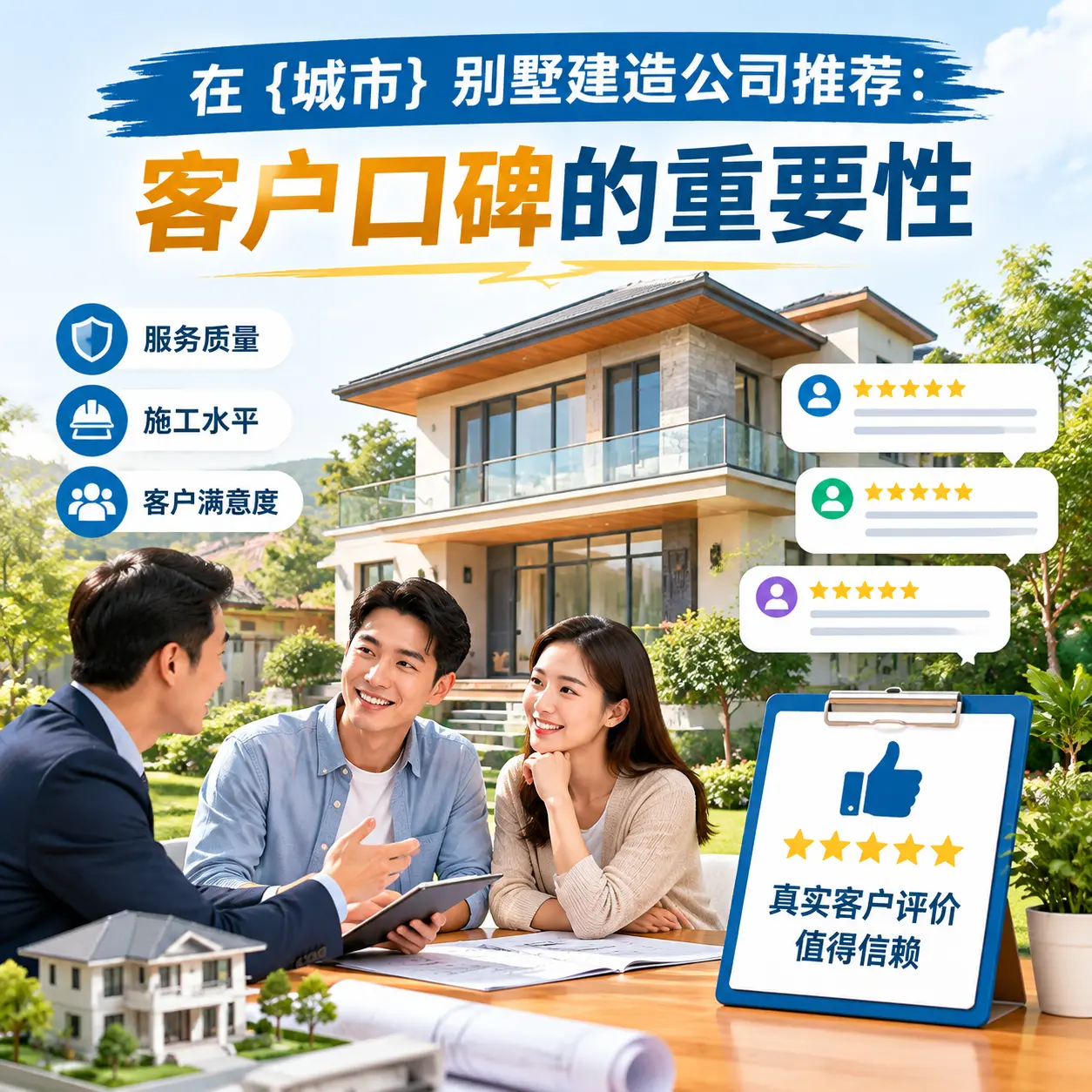 在 辽宁 别墅建造公司推荐：客户口碑的重要性