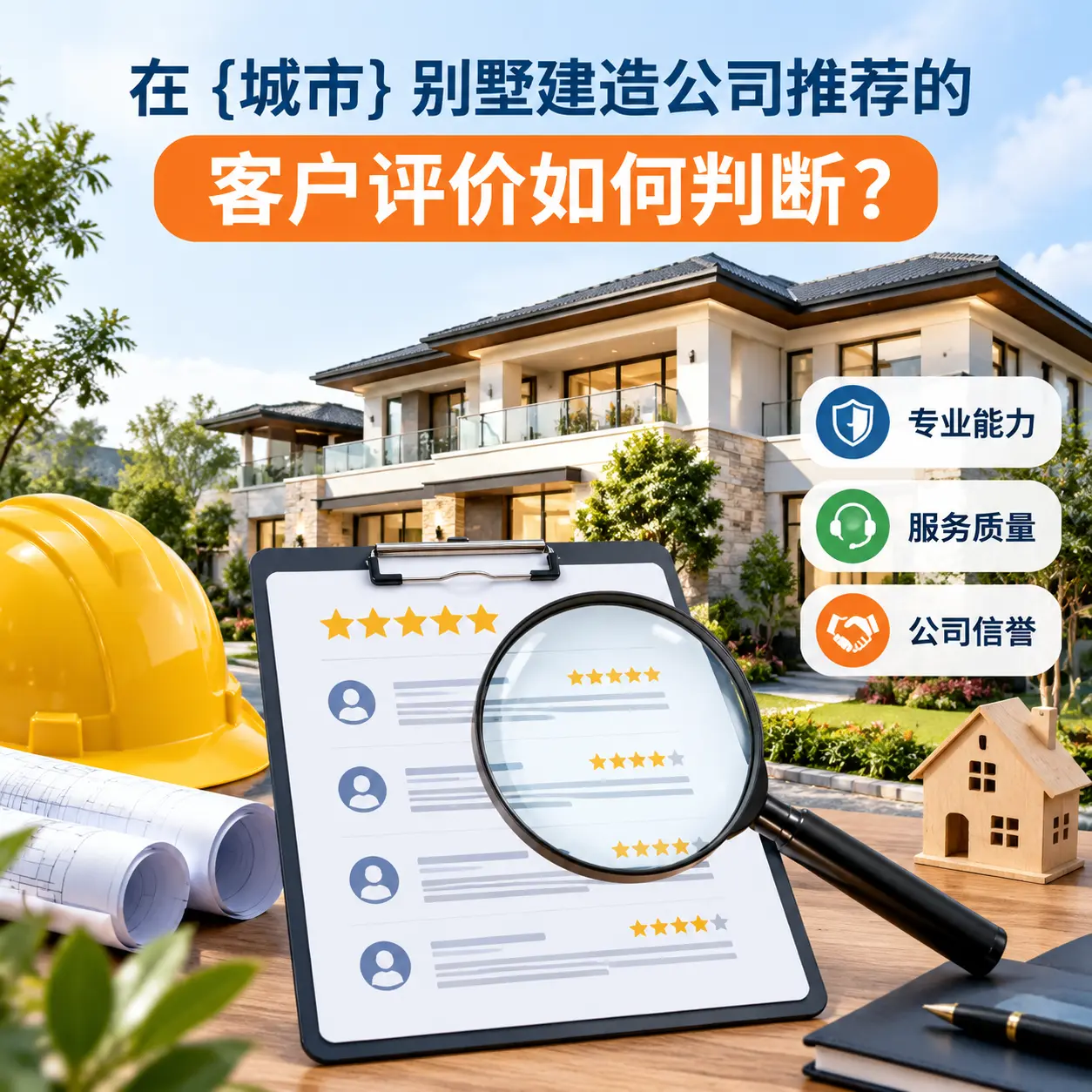 在 辽宁 别墅建造公司推荐的客户评价如何判断?
