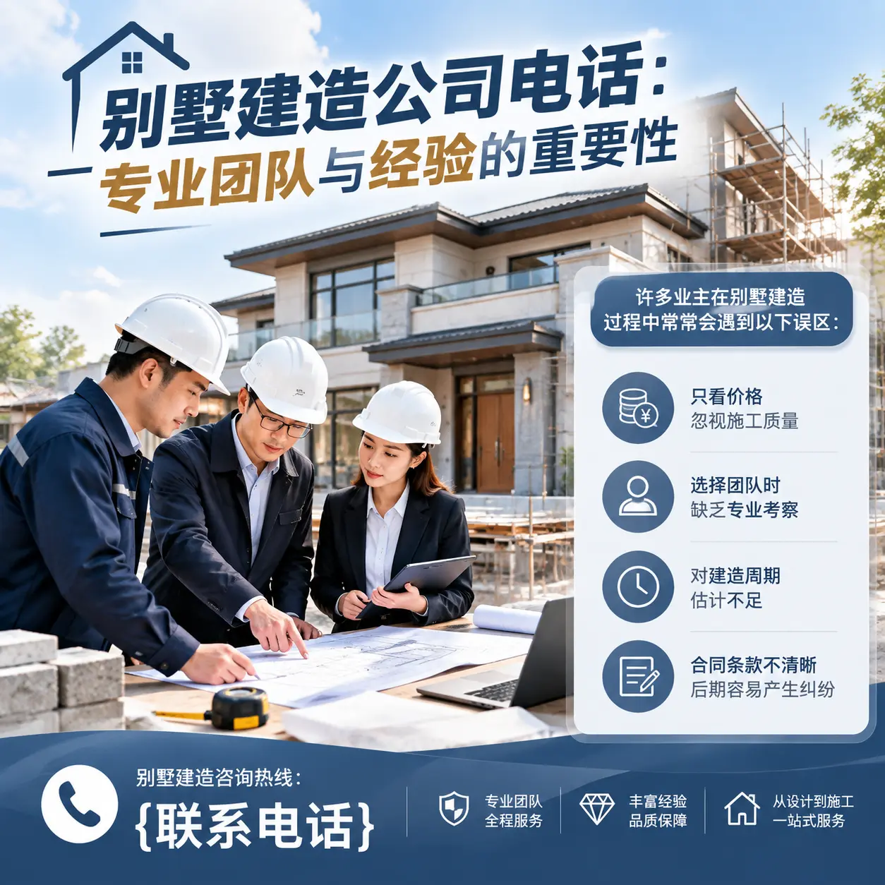 辽宁别墅建造公司电话:专业团队与经验的重要性