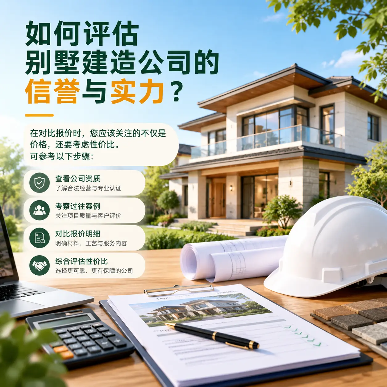如何评估 辽宁 别墅建造公司的信誉与实力?