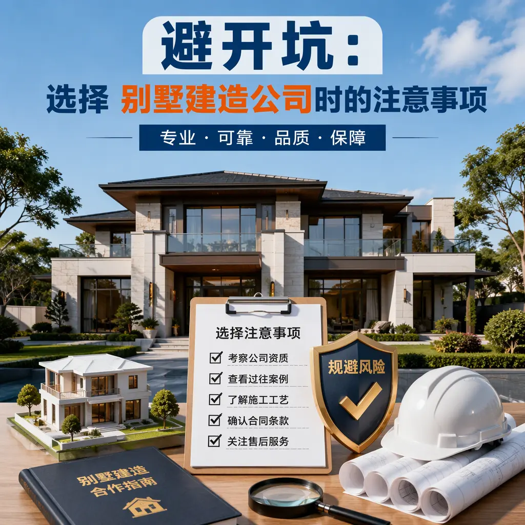 避开坑:选择 辽宁 别墅建造公司时的注意事项