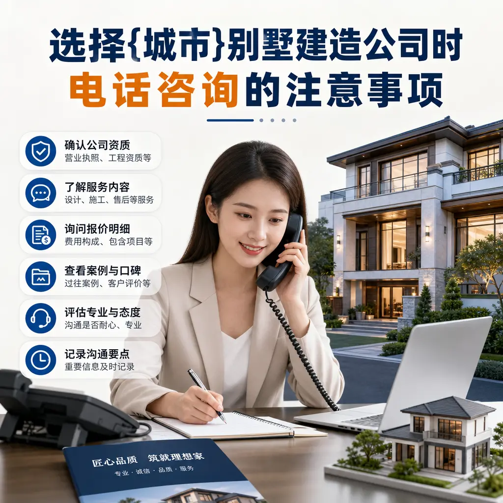 选择辽宁别墅建造公司时,电话咨询的注意事项