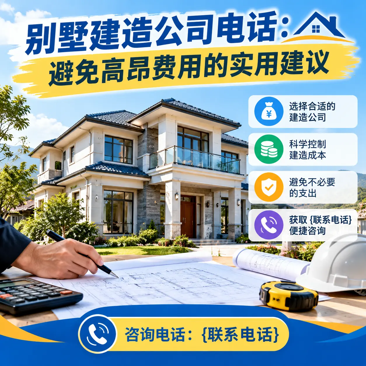 辽宁别墅建造公司电话:避免高昂费用的实用建议