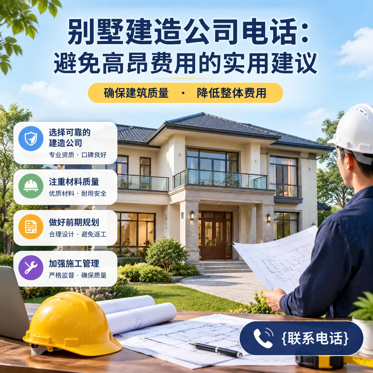 辽宁别墅建造公司电话:避免高昂费用的实用建议