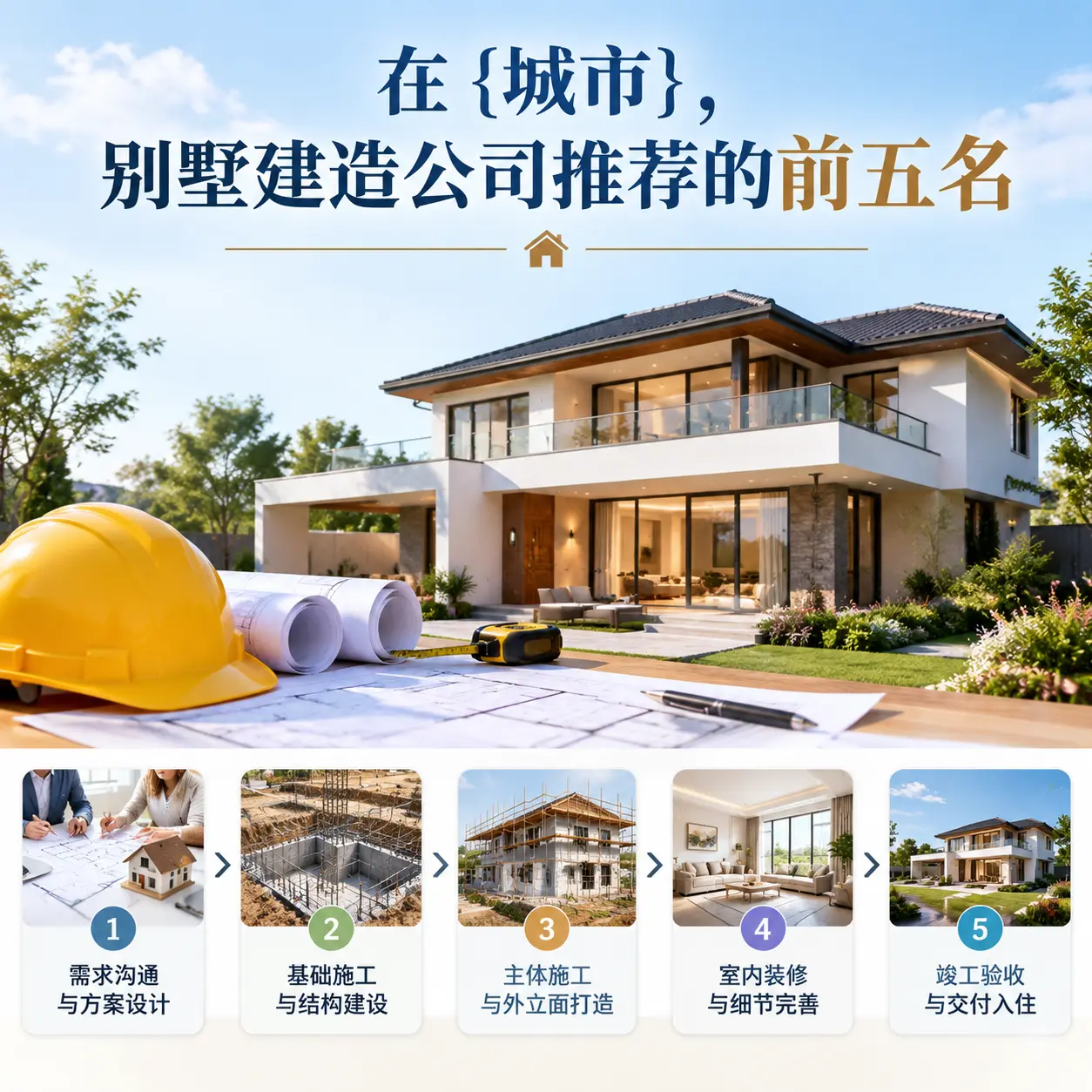 在 辽宁，别墅建造公司推荐的前五名