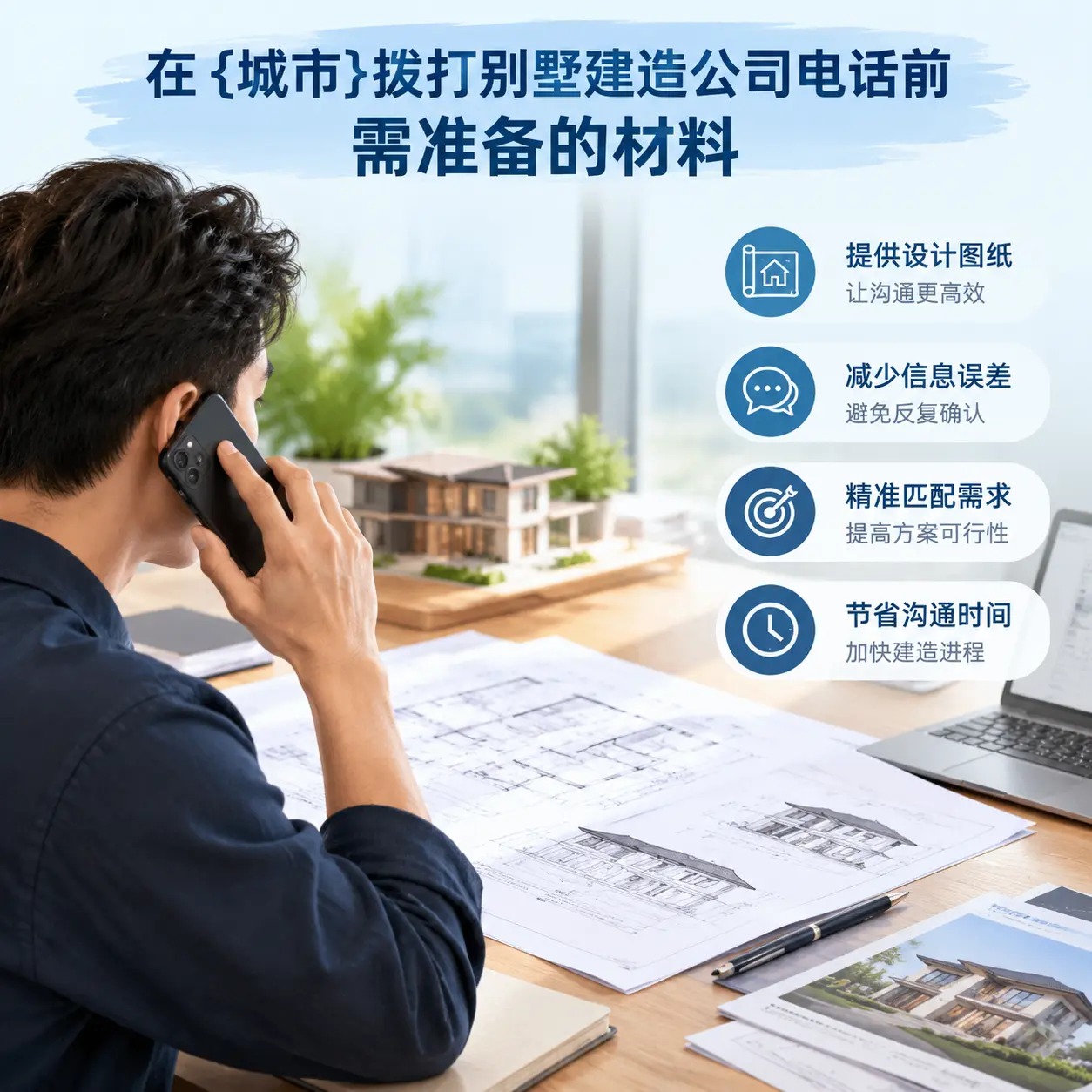 在辽宁拨打别墅建造公司电话前需准备的材料