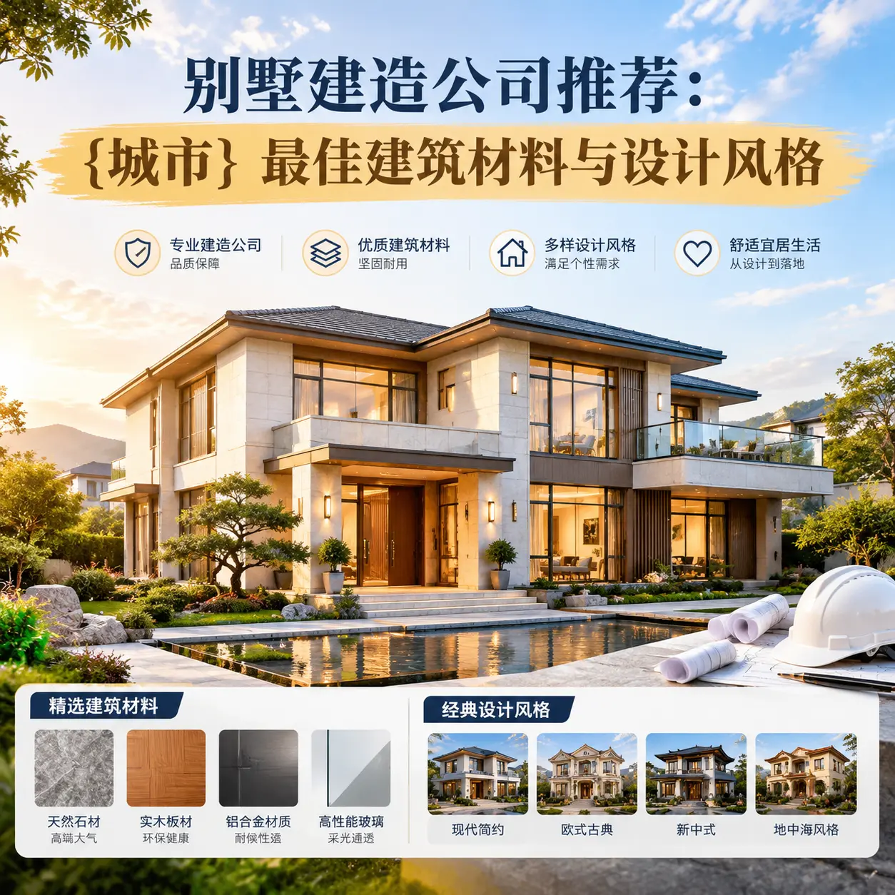 别墅建造公司推荐： 辽宁 最佳建筑材料与设计风格