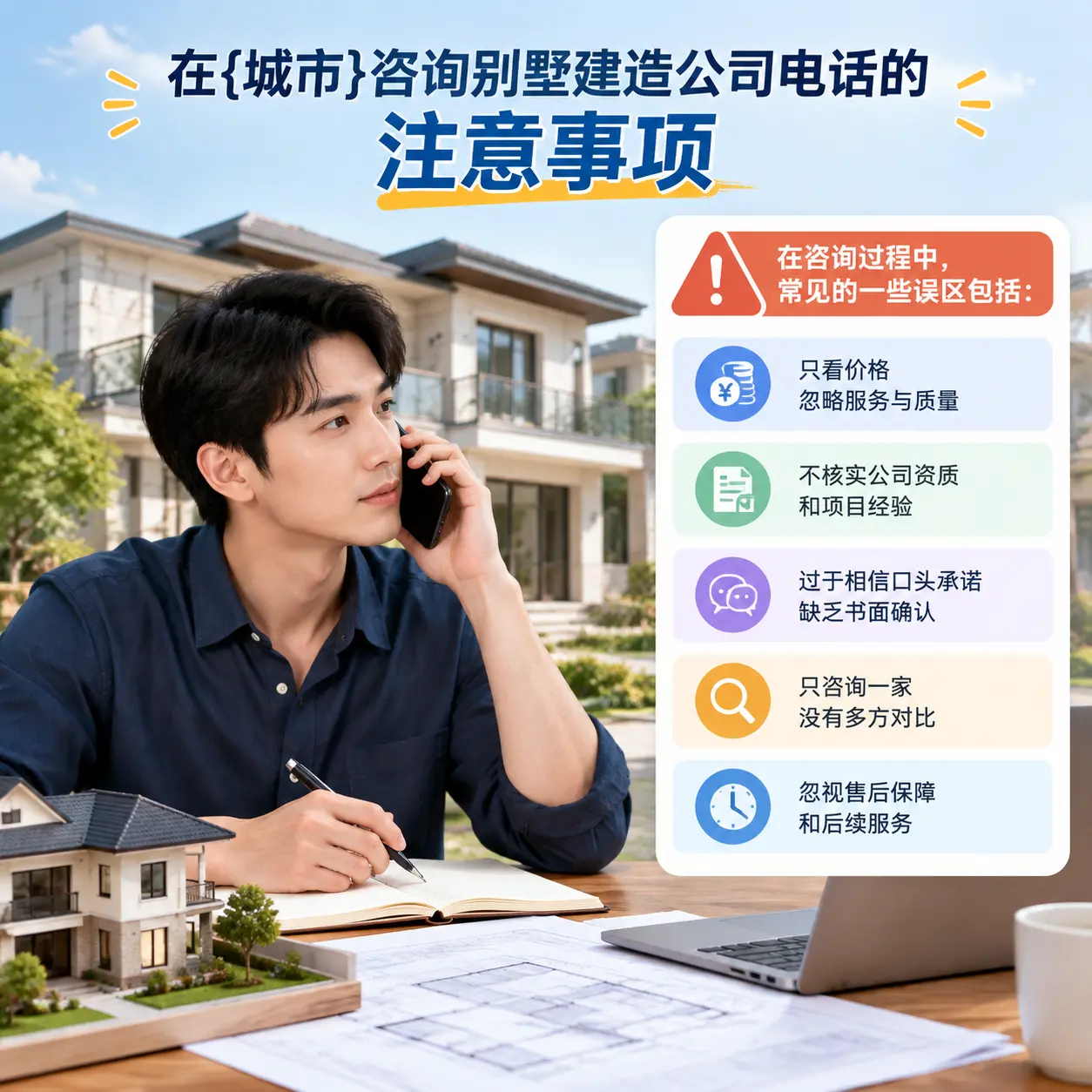 在辽宁咨询别墅建造公司电话的注意事项