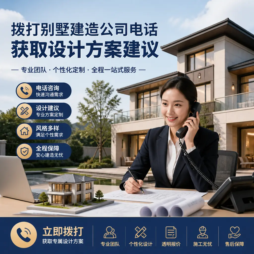 拨打辽宁别墅建造公司电话,获取设计方案建议