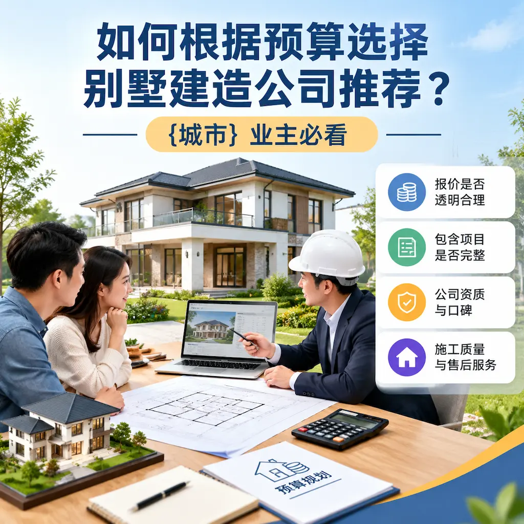 如何根据预算选择别墅建造公司推荐？ 辽宁 业主必看