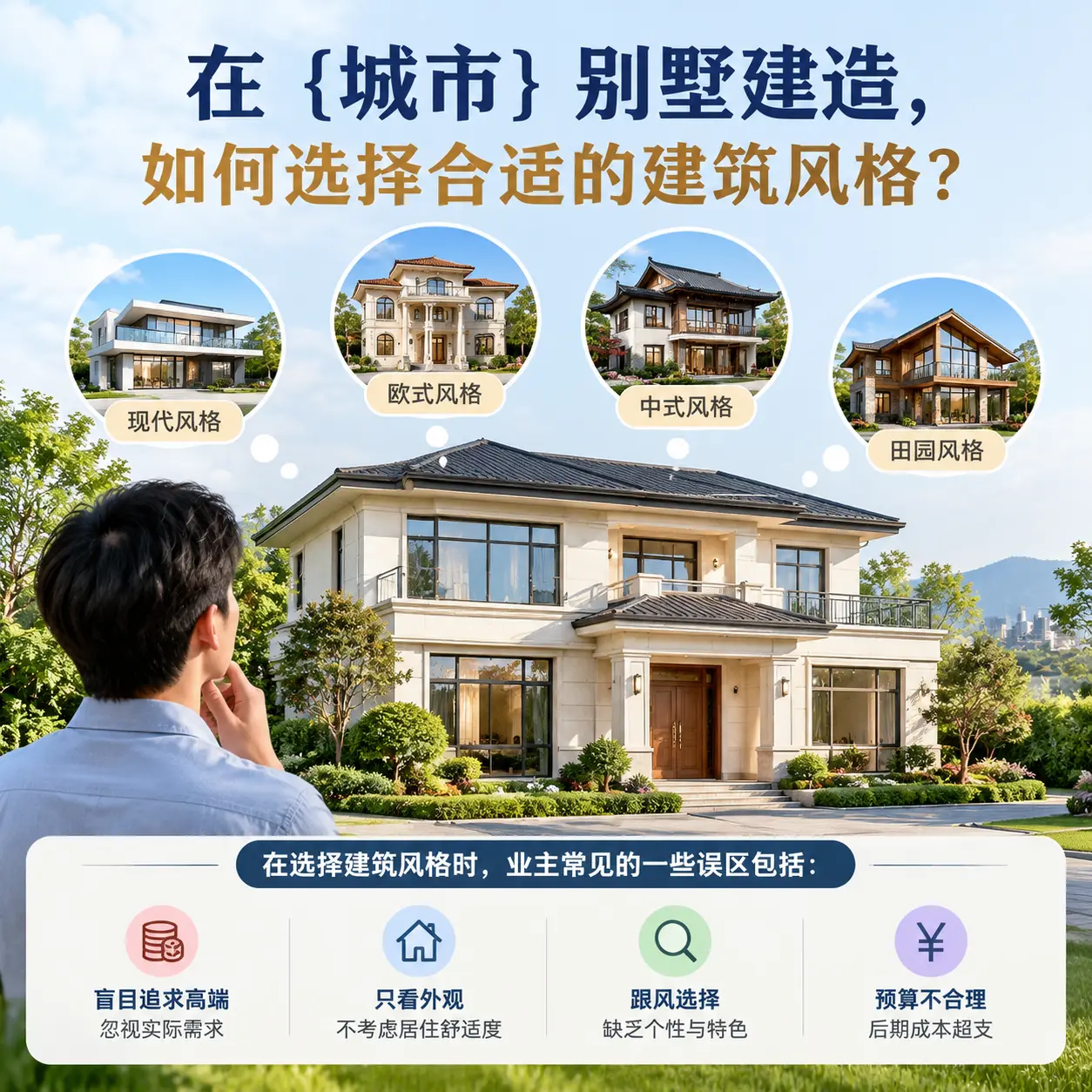 在 辽宁 别墅建造，如何选择合适的建筑风格？