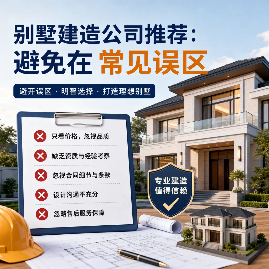 别墅建造公司推荐:避免在 辽宁 的常见误区