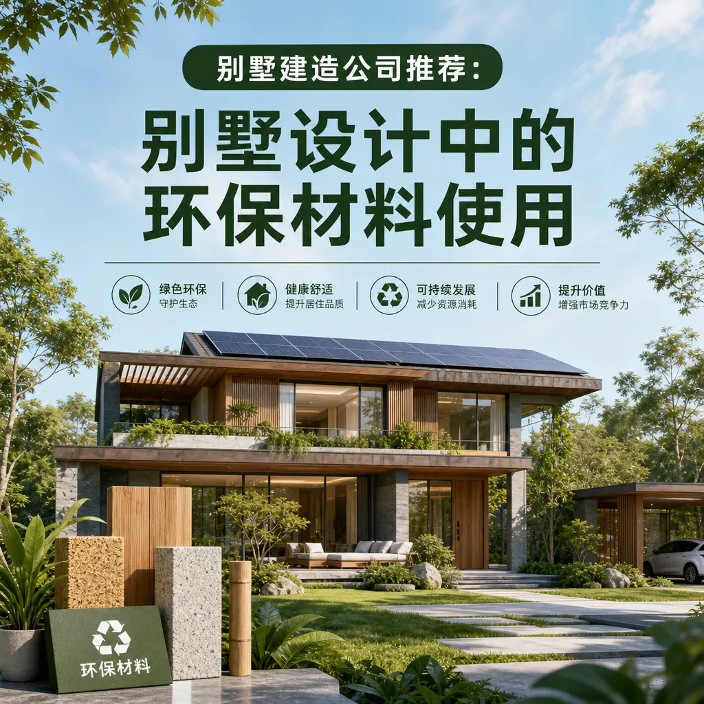 别墅建造公司推荐: 辽宁 别墅设计中的环保材料使用