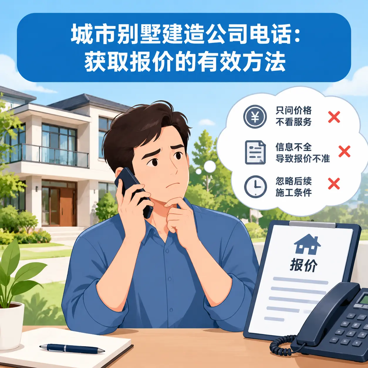 辽宁别墅建造公司电话：获取报价的有效方法