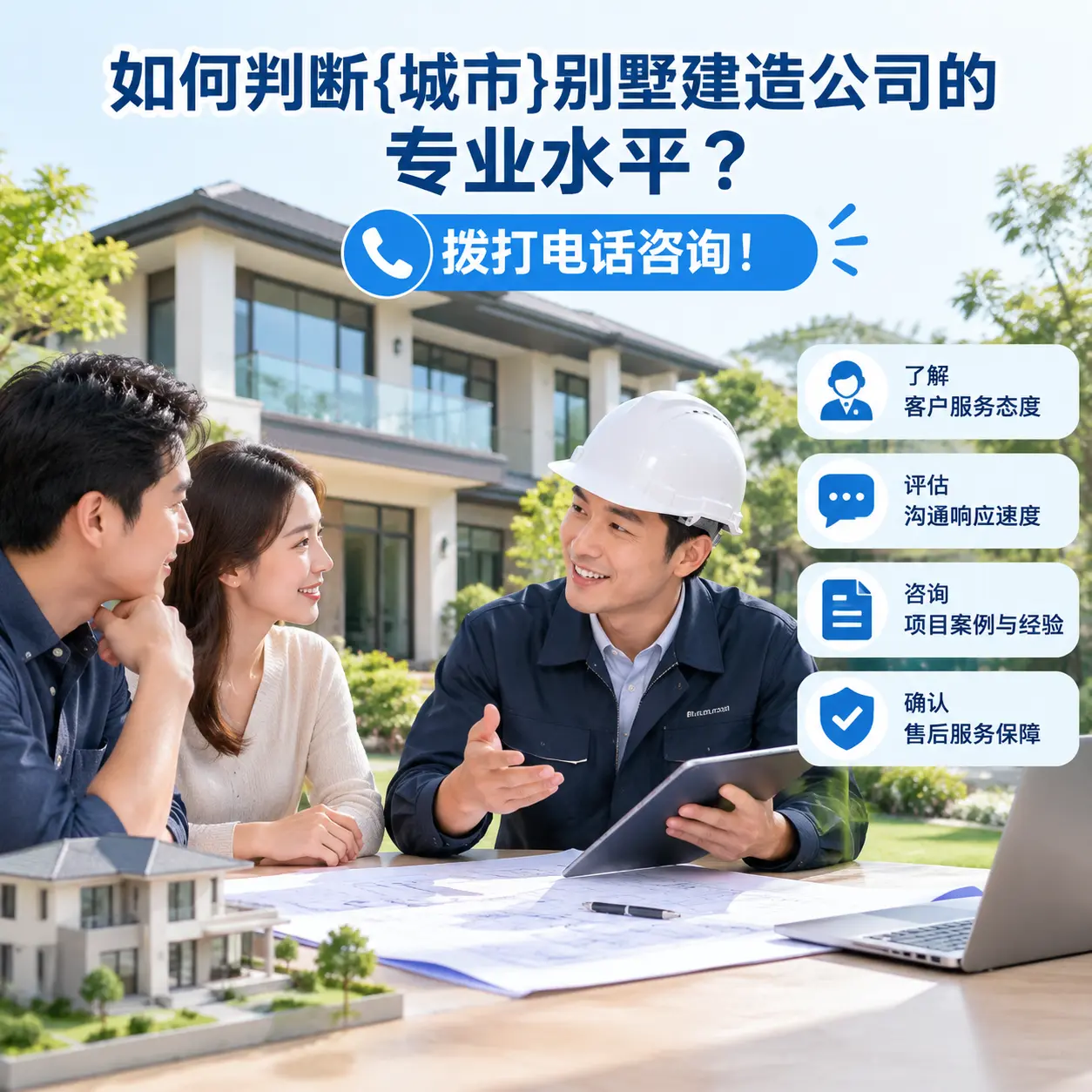 如何判断辽宁别墅建造公司的专业水平?拨打电话咨询!
