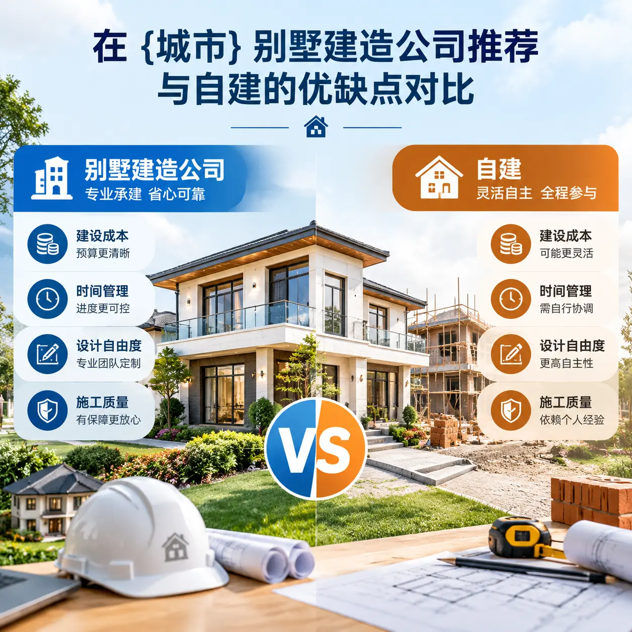 在 辽宁 别墅建造公司推荐与自建的优缺点对比